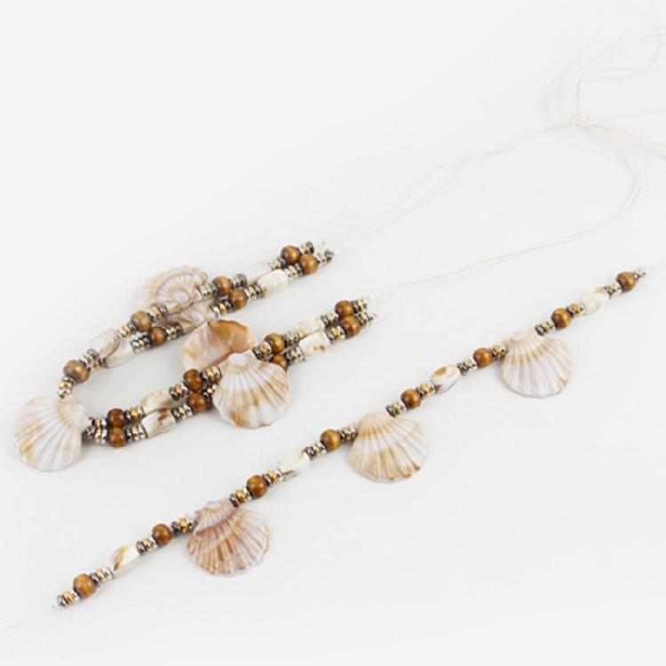 Panama Hat Band Fedoras Sun Hat Rope Belt Hat Decorative Band with Sea Shell