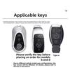 PNR1  Carbon Fiber Look Silicone Remote Car Key Case Cover Shell Keychain for Mercedes Benz A C E S Class W203 W204 W212 W213 W176