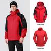 Men's and Women's 3-in-1 Fleece Outdoor Jacket: Windproof, Waterproof, Removable Warm Coat for Mountaineering