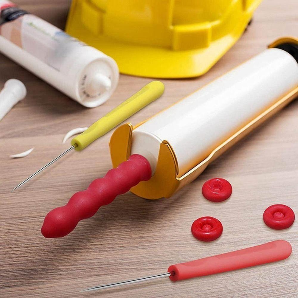 20PCS Sealing Caulk Protective Cap Open Caulking Glue Tip Sealing Cap New Tube Sealer Caps Home