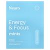 Mints, Energy & Focus, Peppermint, 6 Packs, 12 Pieces Each