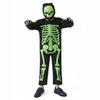 Kids Fancy Dress Up Cosplay Party Bodysuit Role Play Jumpsuit Kids Halloween Costumes Scary Skeleton Costumes for Kids