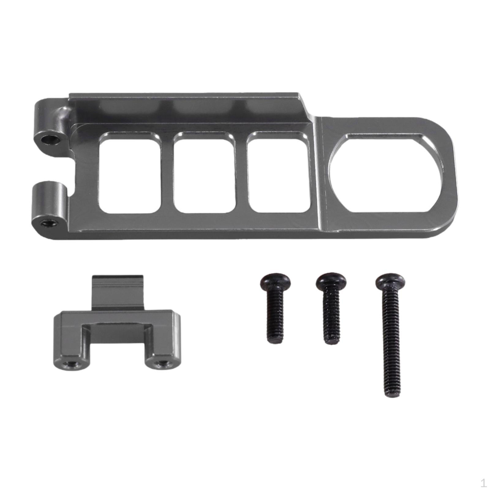 

RC Car Metal Battery Buckle Parts Accessories Easy to Install Professional for 1/16 темно-сірий