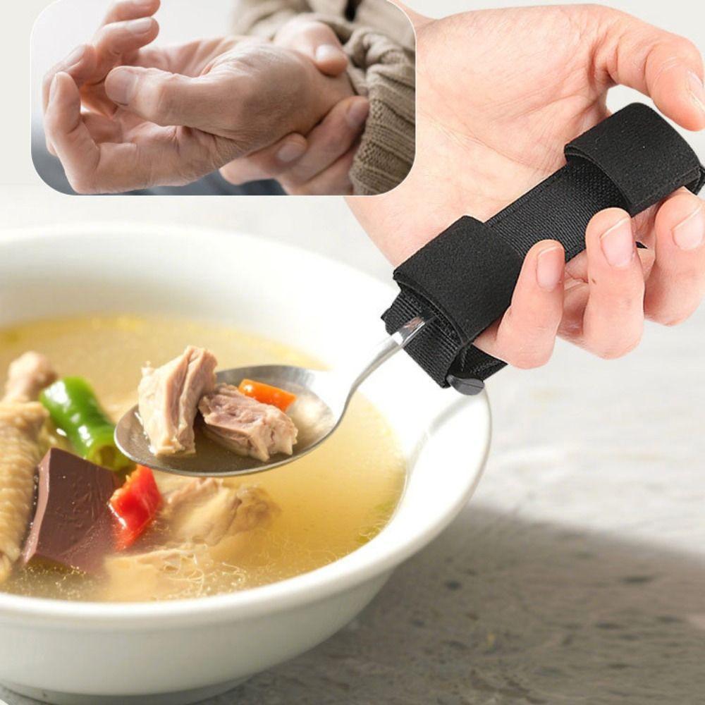 Ergonomische Zitbesteck Essbesteck Verstellbar Einfacher Griff Griffhilfe Rutschfest Adaptive Besteck Ältere