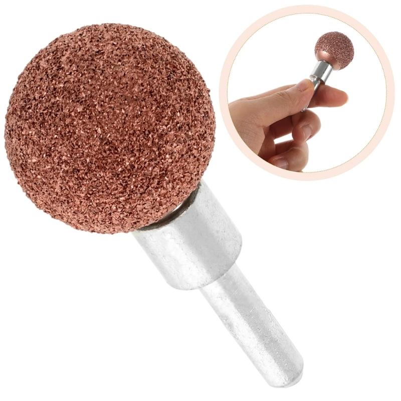 Small Abrasive Grinding Head 25mm Car Tire Repair Tools Metal for Grinding Head Coarse Auto Bike Tire Polishing Tool
