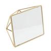 Geometric Self Standing Vanity Mirror Chic Decorative Makeup Mirror Dresser Desk Home Countertop Touch Up 26428-SGOLD