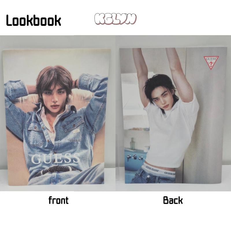 

GUESS STRAY KIDS ХЁНДЖИН Корея Pop-Up Lookbook Брелок Официальный OFFICIAL Lookbook