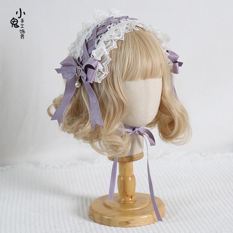 Original Sweet Lolita Cat Ear Headband Bow Hairpin Headgear Lolita Ear Clip Hair Accessories Headband