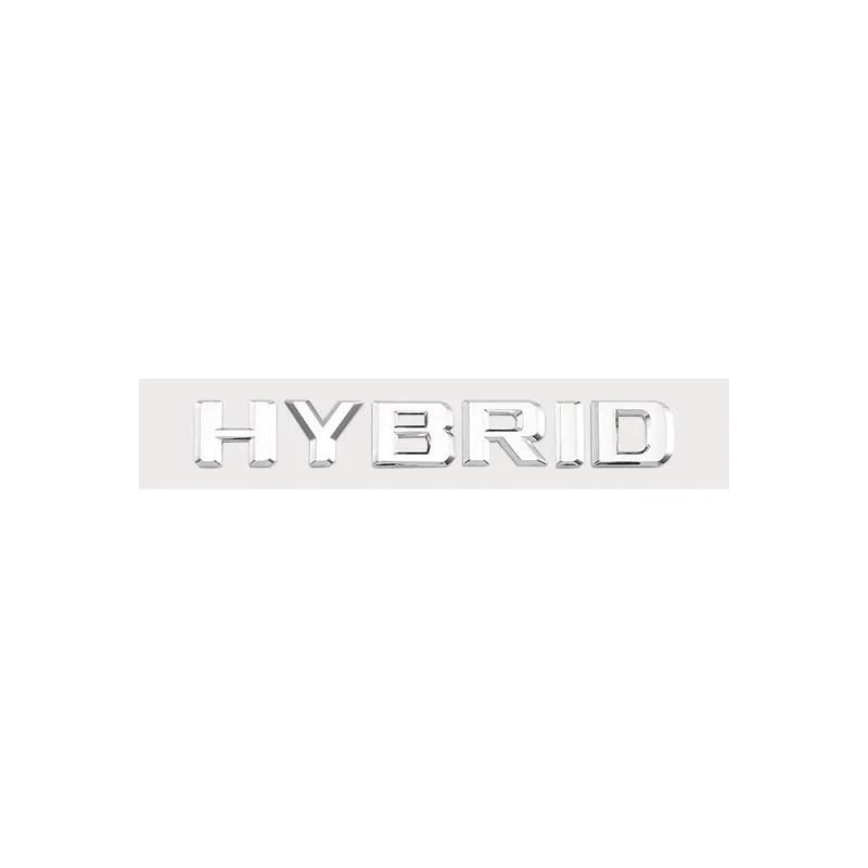3D ABS Hybrid Letters Logo Badge Sticker Car Rear Trunk Emblem Decal High-Quality Automotive Exterior Accessories