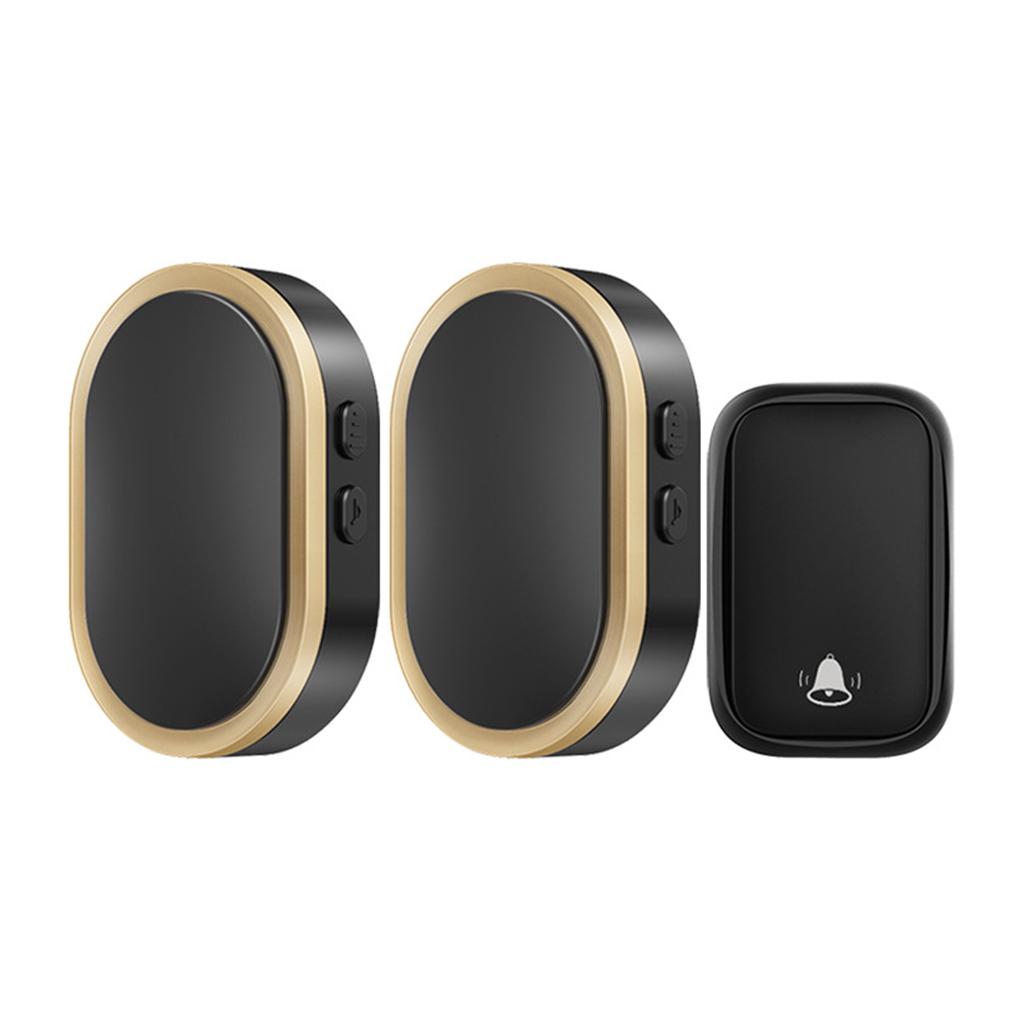 

3 шт. беспроводной дверной звонок громкость музыка дверной звонок сигнализация офис квартира водонепроницаемый передатчик удаленное оповещение оборудование