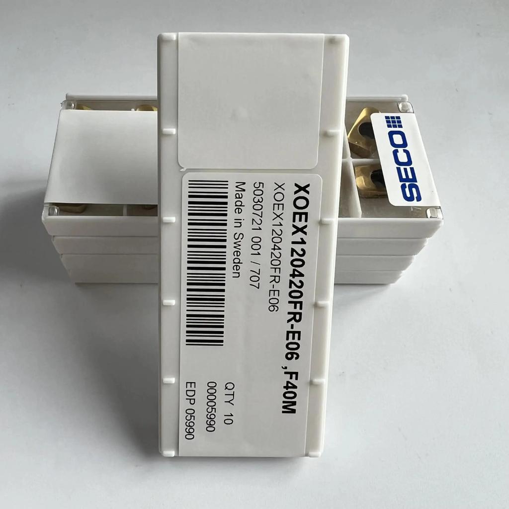 XOEX120420FR-E06, F40M / Industrial indexable Carbide Inserts 10 Pcs