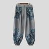 INCERUN Mens Ethnic Paisley Print Casual Loose Baggy Harem Pants Trousers