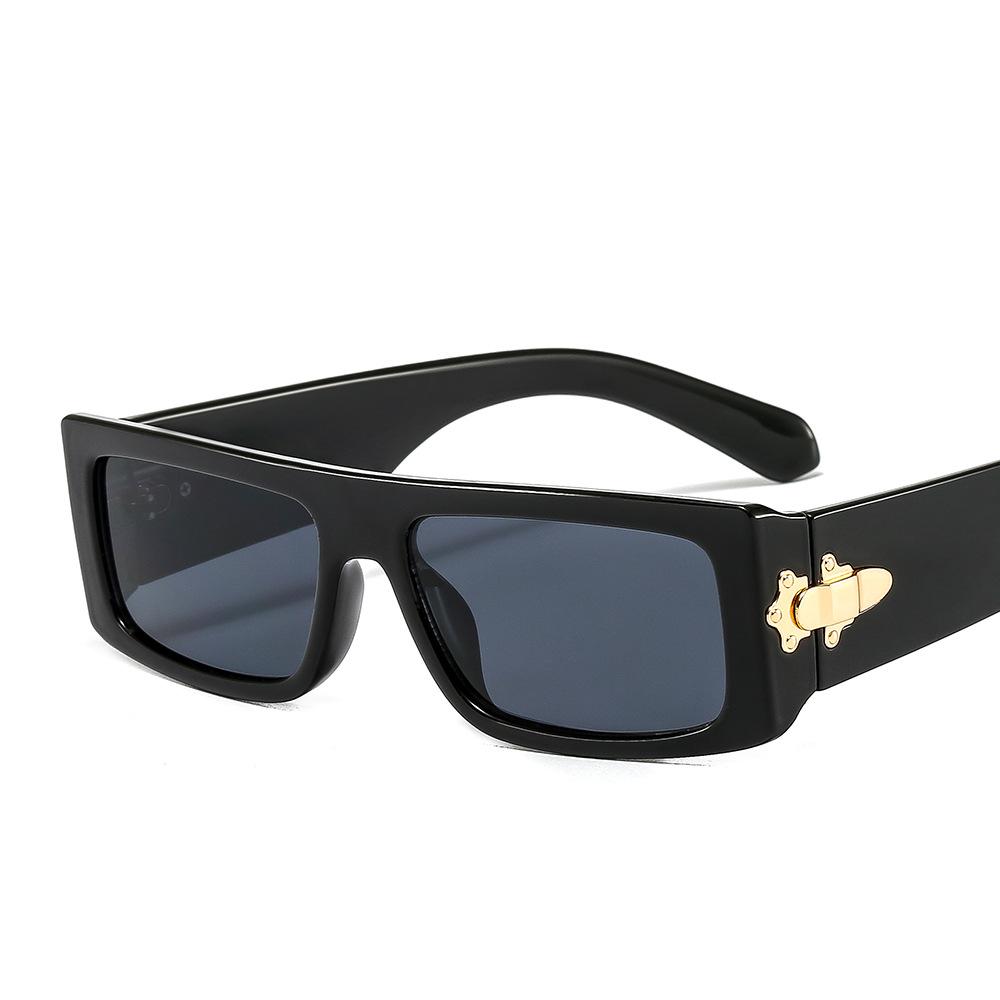 Twooo 6944 Colorful Square Frame Wide Leg Designer Luxury Shade Sunglasses designer women sunglasses&PC