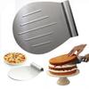 Robuste Kuchenblech-Spatel mit rutschfestem Griff, Stahl-Kuchenheber, Pizza-Transfer-Schaufel, Backwerkzeuge
