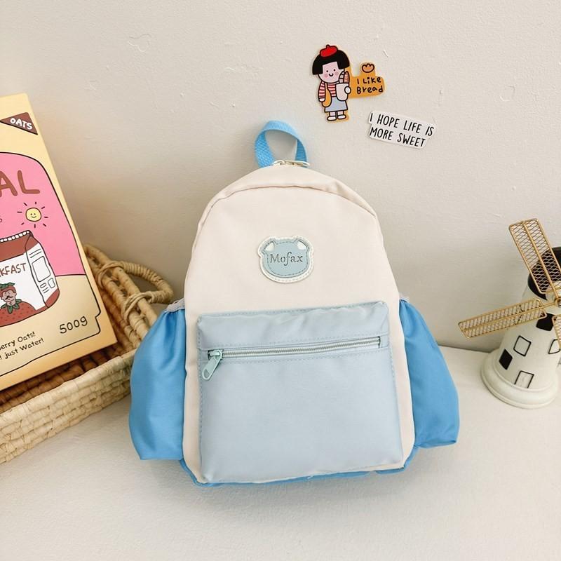 Gender Neutral Durable Polyester Lined School Backpack For Young Children StyleD