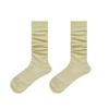 Solid Color Ice Silk Long Socks Lolita Mid-tube Stocking Fashionable Knee High Sock  Spring
