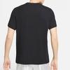 Nike T Shirts Men's Black Crew Neck Moderate Straight Fit DB6179-011