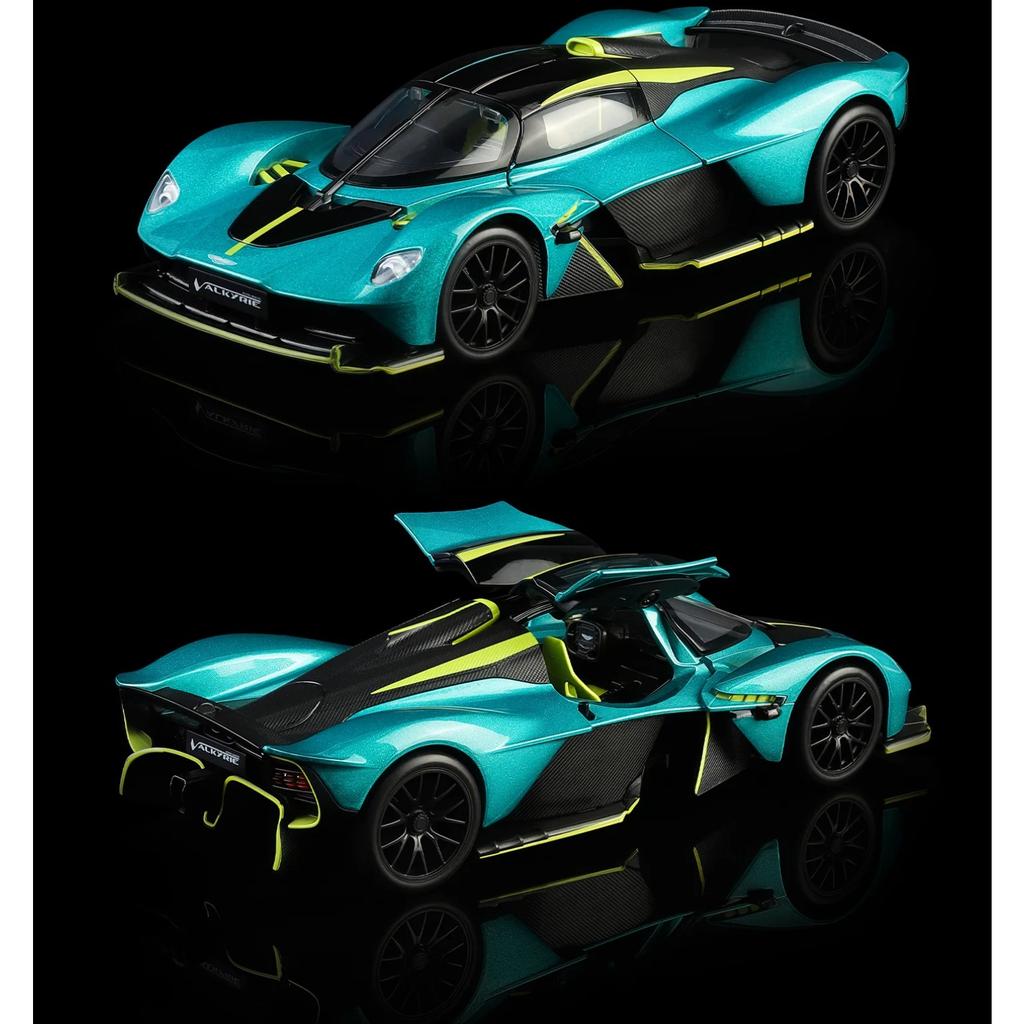NEW 1/23 Aston Martin Valkyrie Supercar Alloy Model Car Toy Diecasts Metal Casting Sound and Light Car Toys for Children Vehicle