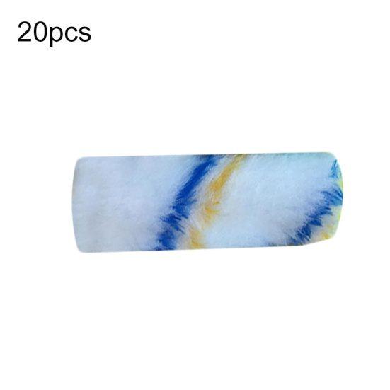 20Pcs 4inch Home Wall Decoration Pattern Painting Brush Paint Roller Cover Tool