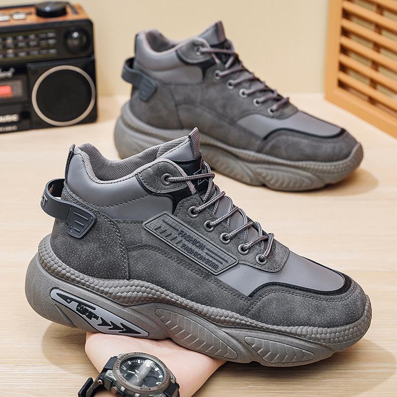 CM new breathable autumn men's sports versatile platform casual running dad shoes men's shoes high top