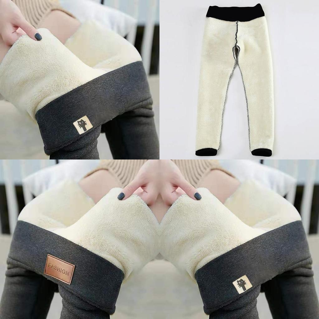 Winter Warme Faux Kaschmir High Waist Skinny Leggings für Damen mit Thermokomfort