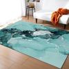 Turquoise Marble Lattice Textured Carpets for Living Room Household Bedside Rug Sofa and Coffee Table Blanket Office Floor Mats