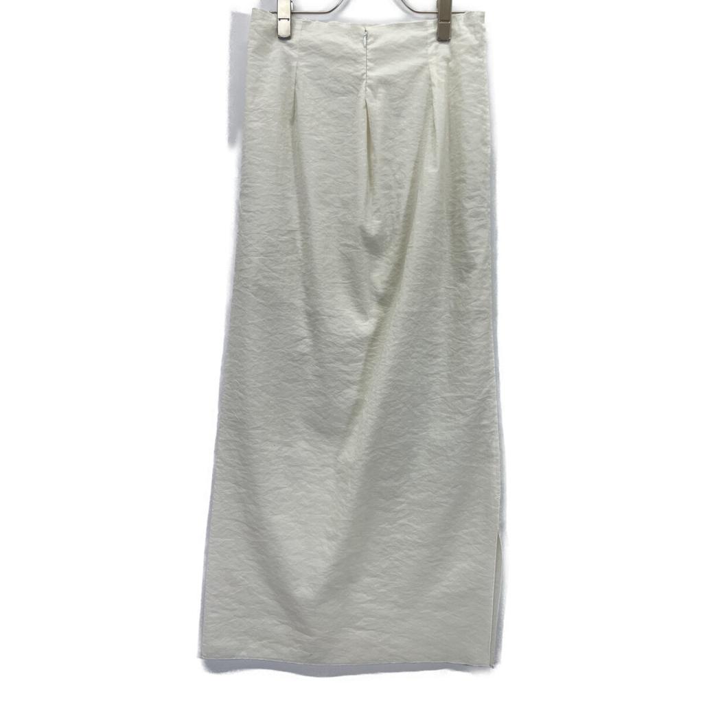 e BIOTOP White sheer tight skirt skirt Not written whiteUsed