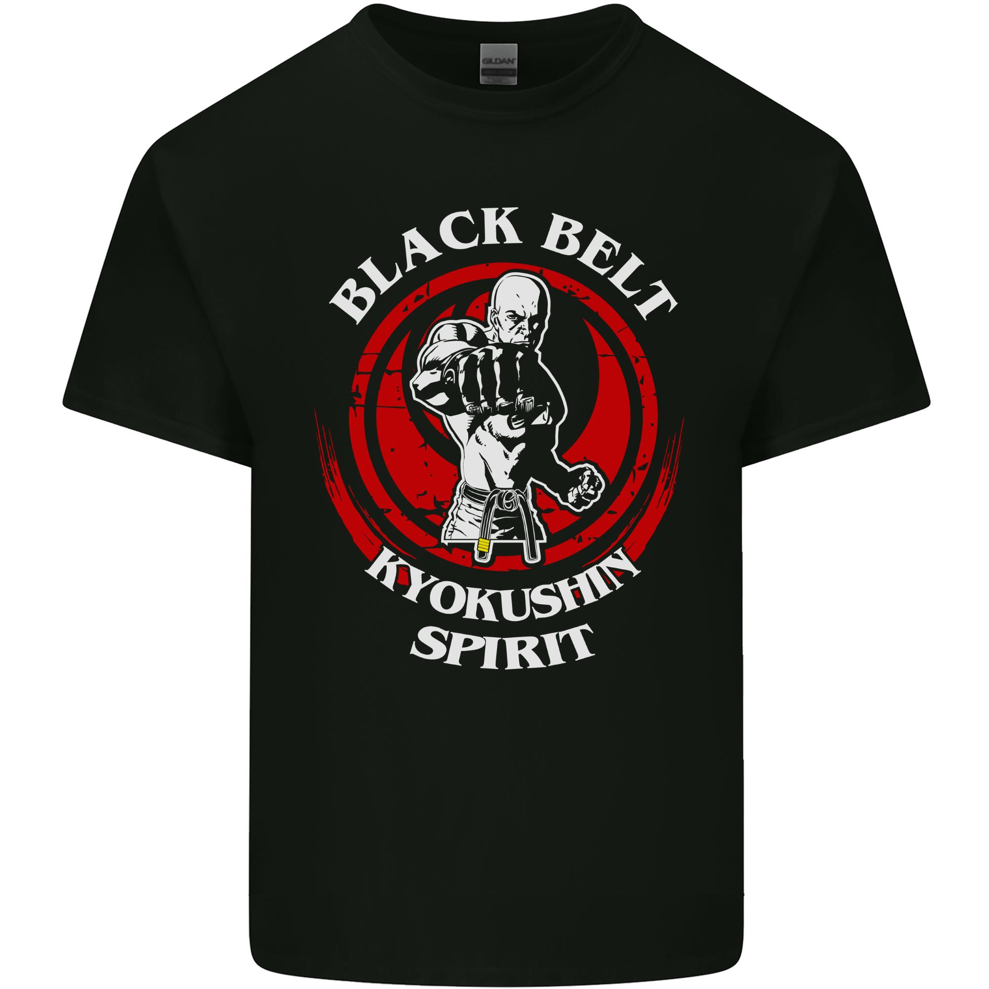 Kyokushin Spirit Karate Martial Arts MMA Unisexs Light Cotton TShirt S