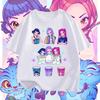 Demon Hunters T Shirt  Funny Cartoon Short Sleeve Anime Girl Fashion and Comfort