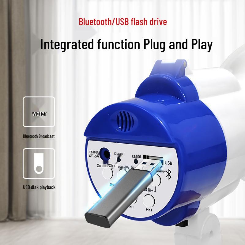 Handheld Amplifier Megaphone: Super Loud Outdoor Speaker for Promotions