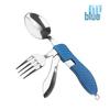 Portable 3-in-1 Outdoor Stainless Steel Folding Utensil Set