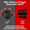Finger Hand Gripper Set Massage Ball Adjustable Hand Grip Strengthener Carpal Expand Forearm Exerciser Grip Strength Trainer