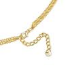 Collier en cuir vert clair Luxenter fini en or jaune 18K - Amta