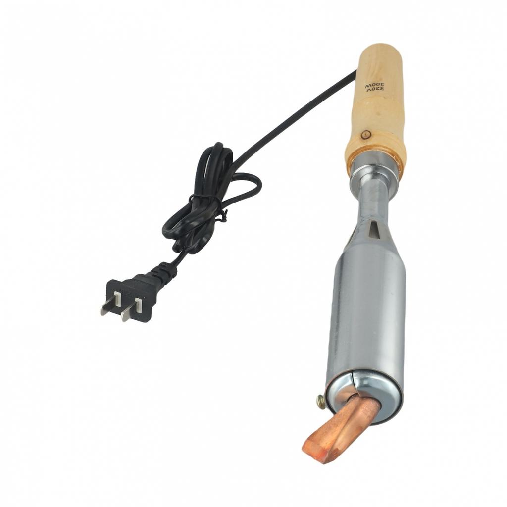 Reliable Copper Head Electric Soldering Iron with 300w Power and Wooden Handle