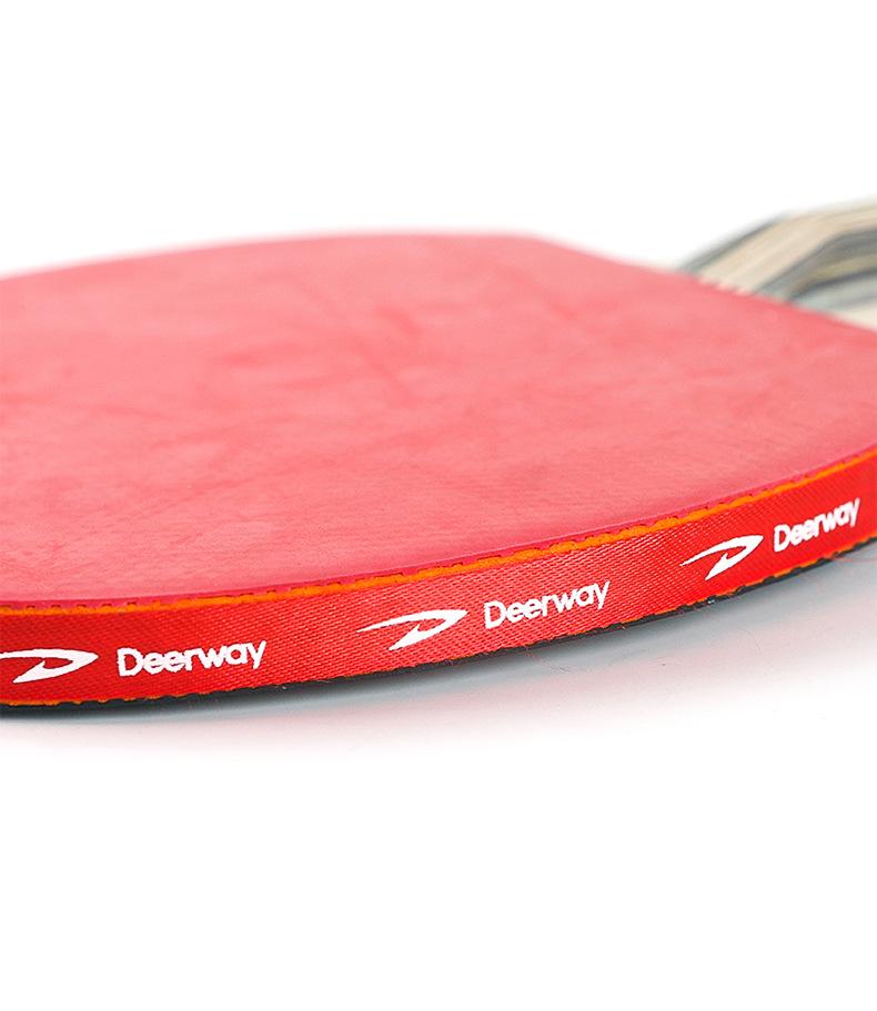 Sada pingpongových pálek: Oboustranný invertovaný kaučuk, rovná a penhold držátka, 2 pálky.