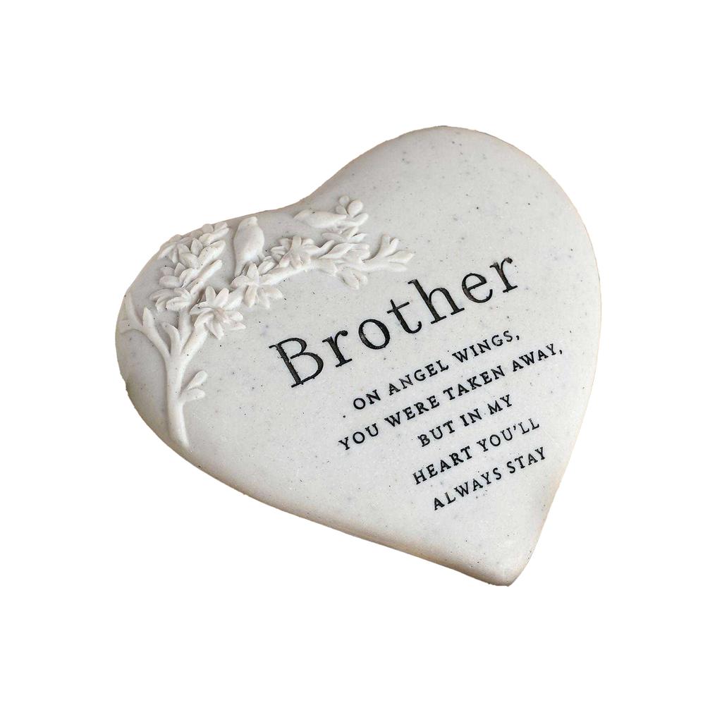 Celebrations Thoughts of You Brother Heart Graveside Ornament