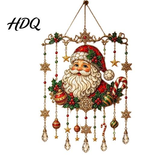 Modern Wind Chimes for Office Holiday Sun Catcher Chime Acrylic Festive Hanging Decor Christmas Elegant Halloween Day of The Dead Glowing