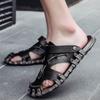 Sandals and Slippers Dual-purpose Men's Summer Outdoor Korean Style Trendy Large Size Outer Wear Personalized Fashionable Soft-soled Beach Sandals