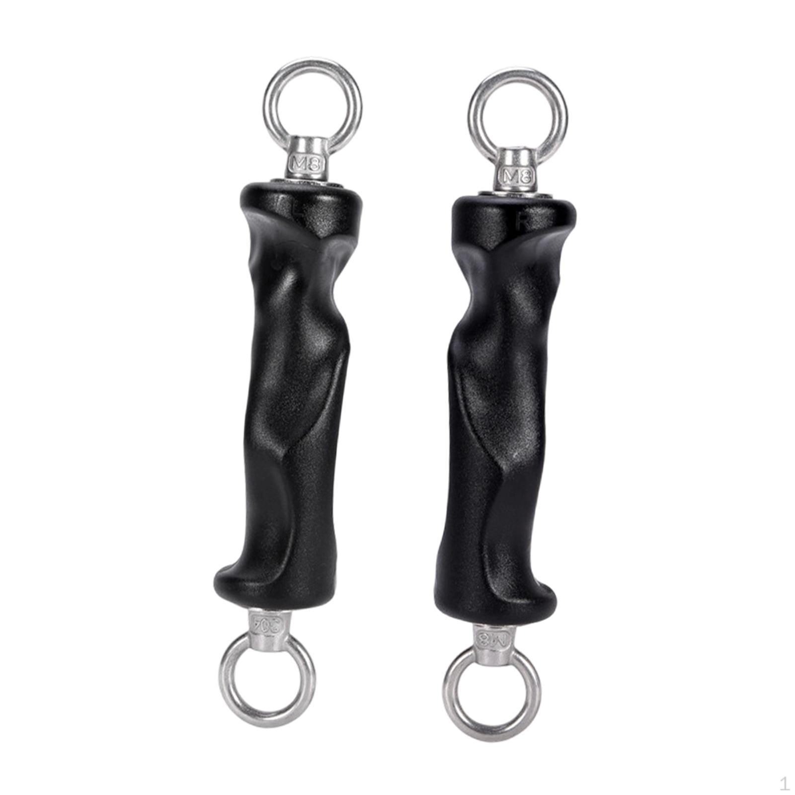 Grips Handles Cable Pull Hand Grip Training Equipment Ergonomic PullDown Made of WearResistant Double Rings