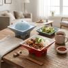 Japanese Style Seafood Platter Melamine Drop-Resistant Salmon Display Plate High Temperature Resistance Fat Cow Plate