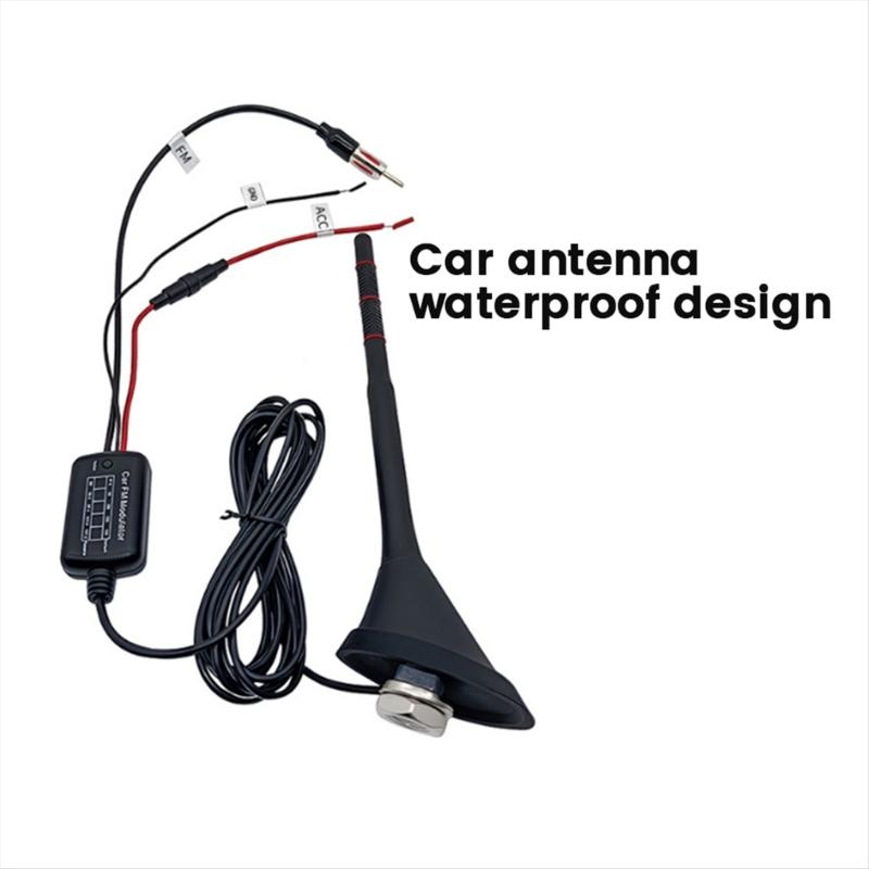 Universal Car Roof Antenna High Performances Whip Style Car Antenna Plastic Car Antenna with Long Cable for Vehicles