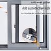 Aluminum No-Drill Child Safety Lock for Doors and Windows