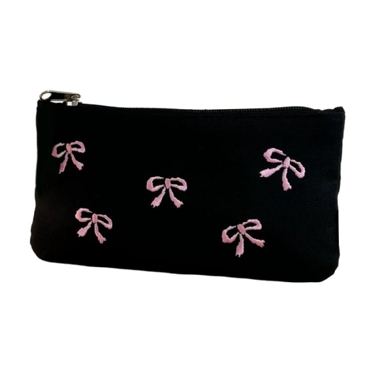 

Sturdy Canvas Pen Storage Bag with Unique Ballet Embroidery Designs for Everyday Use in School or Office Supplies 1