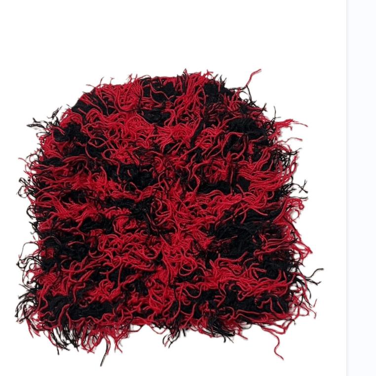 Рваная шапка-балаклава с вышивкой — фото 6