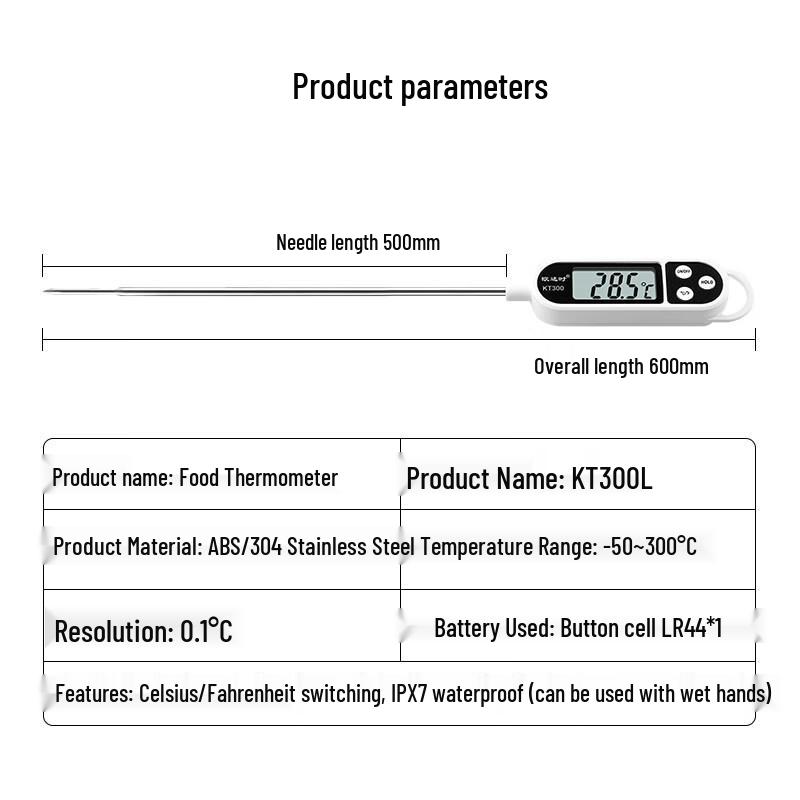 

BODEFORD HC Probe Food & Oil Thermometer