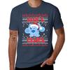 Blues Clues Christmas Blue Ugly Christmas Sweater Tshirt Basic Short Sleeve Cotton Blend Tshirt
