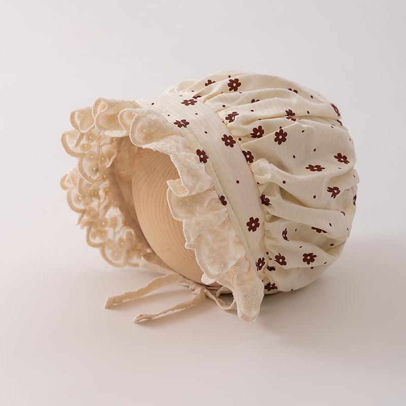 

Детская шапка Весна и Осень Ранняя Осень Летняя Тонкая Детская Девочка Принцесса Милая Новорожденная Солнцезащитная Детская Придворная Шляпа (35-45cm)