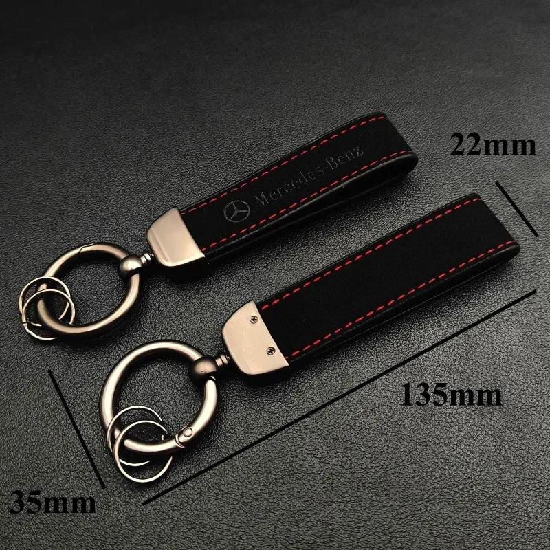 FBK3   2025 Hot New Car Keys Chain Rings Holder KeysChain For Mercedes Benz AMG S320 W164 W205 W204 W168 C180 E320 A200 CLA CLK CLS ML