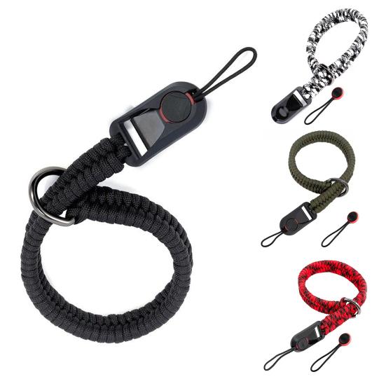Handmade Woven Camera Wrist Strap with Safer Connector 50Kg Load-bearing Universal Fit Camera Hand Strap Wrist Lanyard