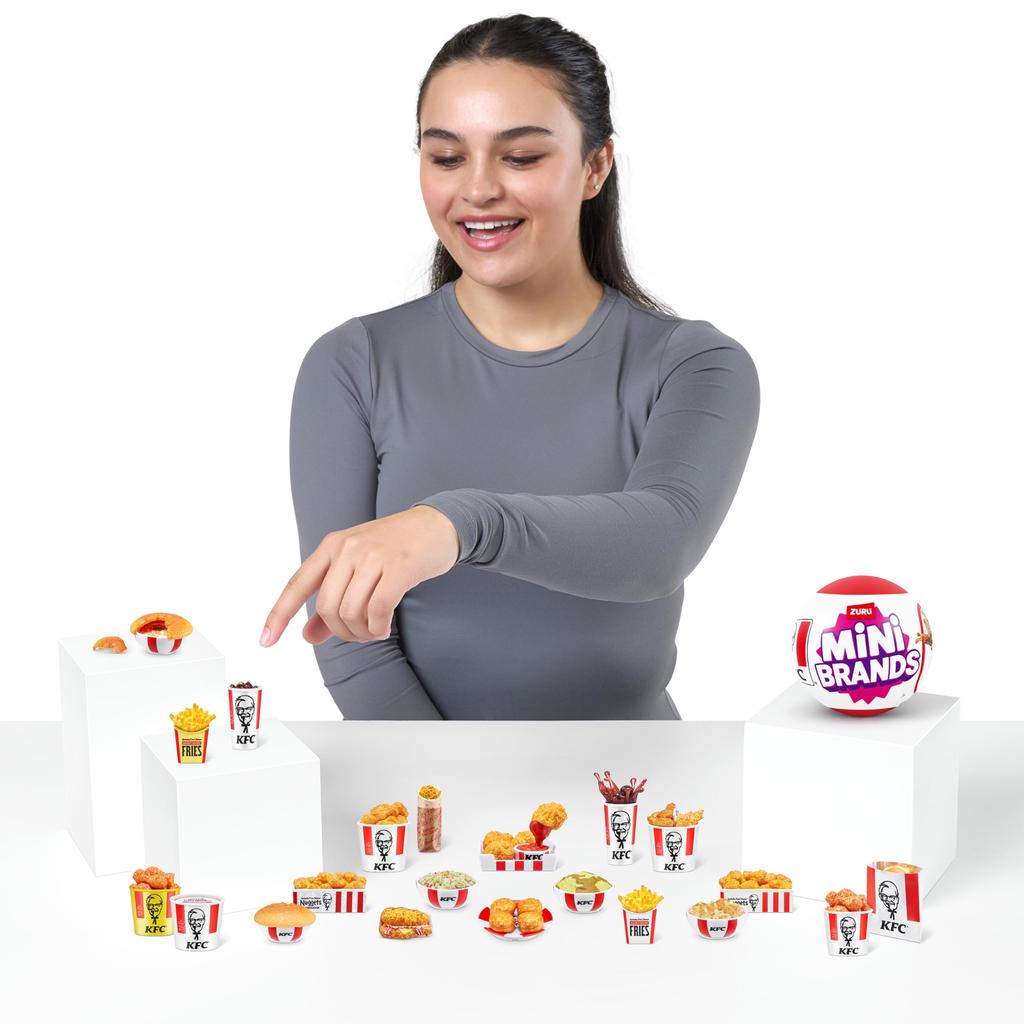 ZURU Mini Brands KFC Series 1 Mystery Capsules (5 Capsules)